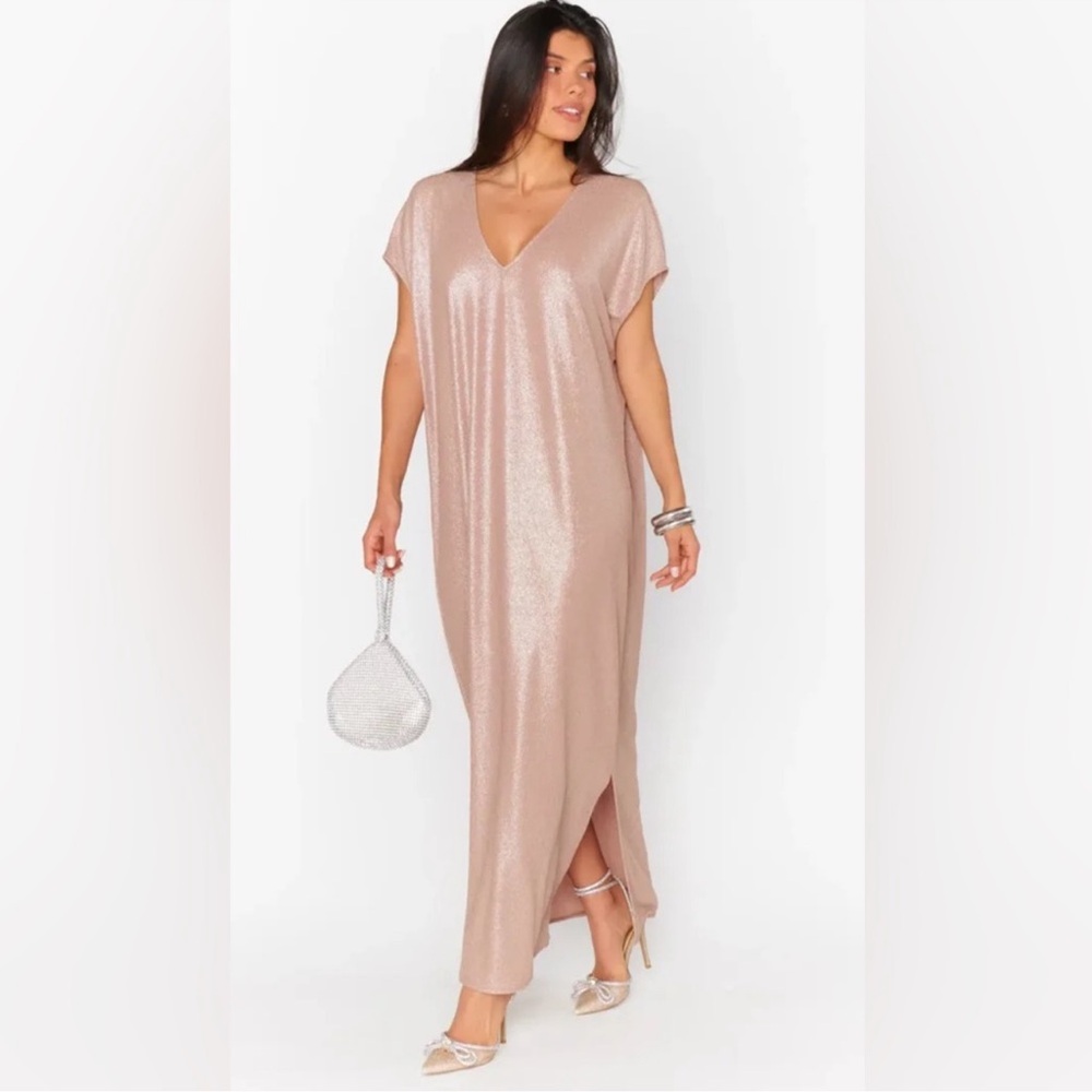 Show Me Your MuMu Shimmering Beige
Maxi Worldly Dress